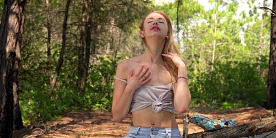 Sweet blonde Dominica has a passion for raw sex