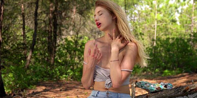 Sweet blonde Dominica has a passion for raw sex