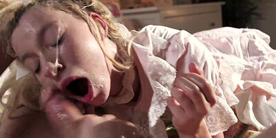 New Sensations - Blonde Kenzie Reeves throat fuck