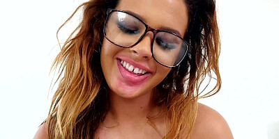 Nerdy Keisha Grey is a glorious cocksucking slut