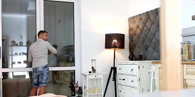 Slim redhead enjoys big dick plowing her twat