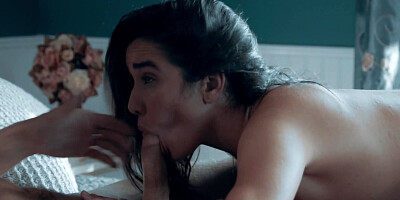 Man says good night but stepsister decides to be penetrated