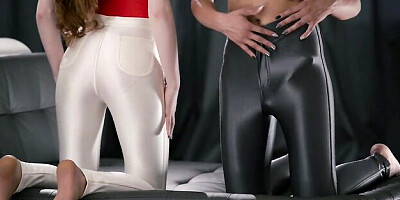Well-proportioned madam - spandex porn - Straplez