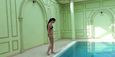 Solo female xxx with luring Kittina Clairette from Underwater Show