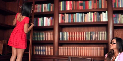 No need to keep silence in library because teacher licks student