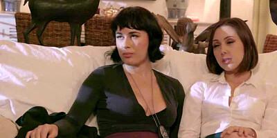 Very nice lesbian sex scene with usage of hot uniform