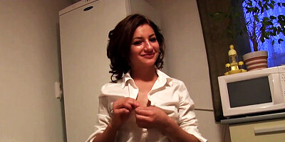 Priest teaching a schoolgirl