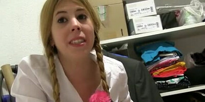 PUTA LOCURA Inexperienced Teenage gets creampie from old guy