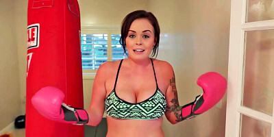 Sporty girl is placing her hot lips around a dick