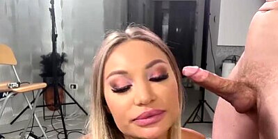 Monika Fox Sucked And Fucked With 3 Guys On Other Angle On Shooting Porno Movie