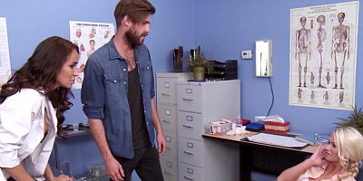 Doctor Adventures - Sandee Westgate reverse cowgirl