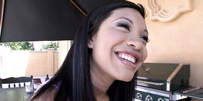 Appealing Rhianna's petite sex