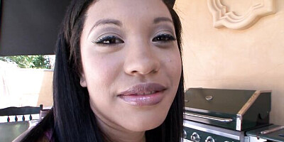Appealing Rhianna's petite sex