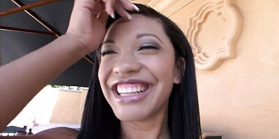 Appealing Rhianna's petite sex