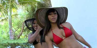Round and Brown - Leilani Leeane FFM in the pool