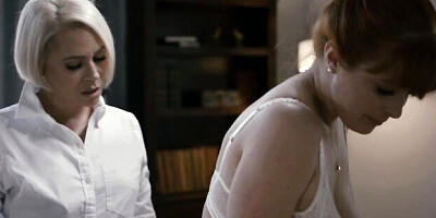 Oral sex with rosy Helena Locke and Penny Pax from Club Sweethearts