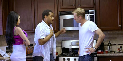 Big Tits at School - European Raven Bay cheating