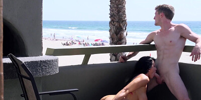 Raven haired girl is getting fingered and fucked well as well