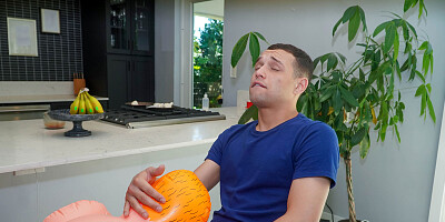 Juicy slut moaning loudly during hardcore doggystyle