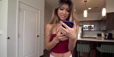 Wondrous babe gets it on with her own stepbrother