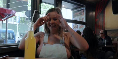 Public Pickups - Brown hair Candy Alexa cumshot