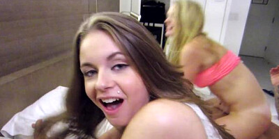 Real Slut Party: Ali Rae in the company of Ashton Pierce