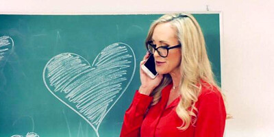 Big Tits at School: Brandi Love with Lucas Frost in school