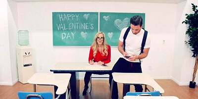 Big Tits at School: Brandi Love with Lucas Frost in school