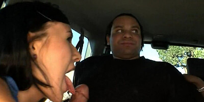 Three amateur whores do dirty things in the real bang bus
