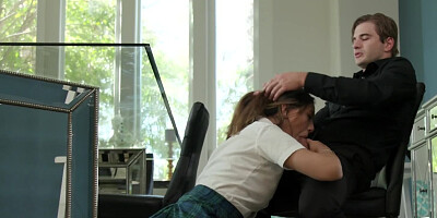 Professor Nathan Bronson is fucking schoolgirl Kimora Quin