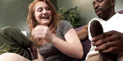 Glorious Lucy Fire and Boz - pussy to mouth sex - Interracial Pass