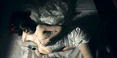 Nice-looking Emily J's masturbation video