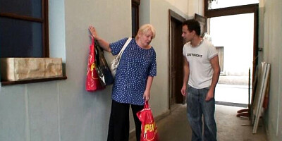 Modest hottie - old granny trailer - Granny Bet