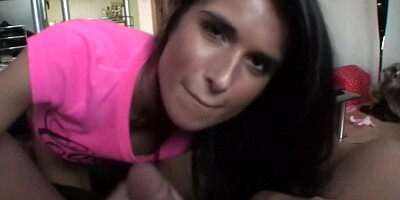 POV blowjob from naughty girl Nessa Devil is wicked hot