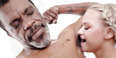 Beauteous Richard Mann and Harley King at sock smelling movie