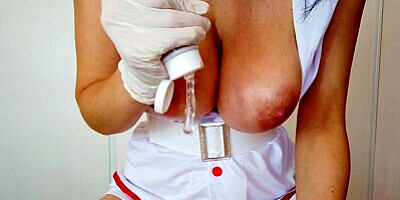 Huge tits nurse drains your balls! AVeryMilkyWay