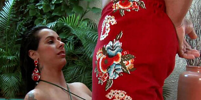 Pure 18: Cameltoe getting facial alongside Erica Fontes