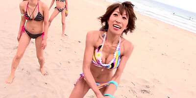 Four Japanese Volleyball Women in Naughty Orgy getting off(Uncensored JAV)