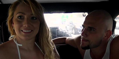 Money Talks - American Aj Applegate blowjob cum