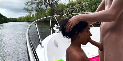Exotic lassie screwed from behind during amazing boat trip