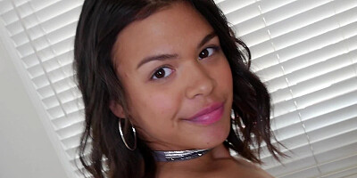 A hot slut with long hair is giving a blow job to her partner