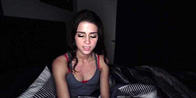 Good night sex in POV angle with a hot brunette Kylie Rocket