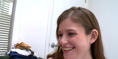 Newcomers play with dildo before turning attention on real cock