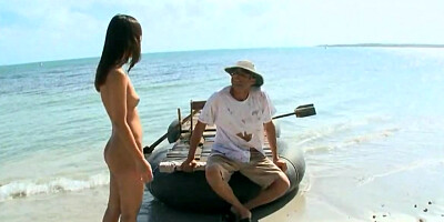 Lascivious man had never seen such a beautiful naked Asian