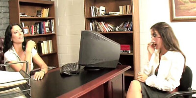 Flawless Lux's silicone tits scene