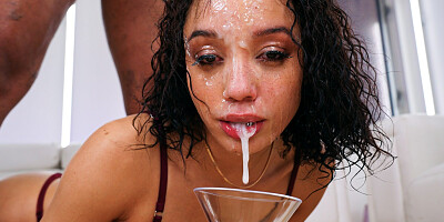 Alexis Tae eats black ass and gets fucked brutally too