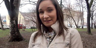 Euro barmaid Myrna Joy fucked for money