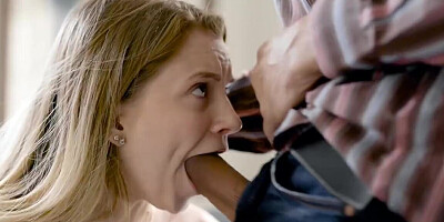 Steve Holmes relieves stress fucking Riley Star