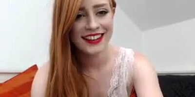 Pretty Redhead Masturbates And Bathes