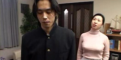 Japanese mom Taken By son's mate